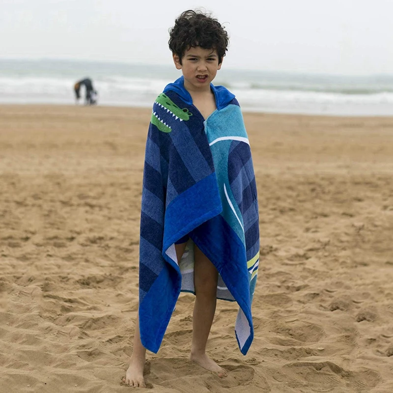 new cute cartoon baby kids hooded bath towel toddler boy girls