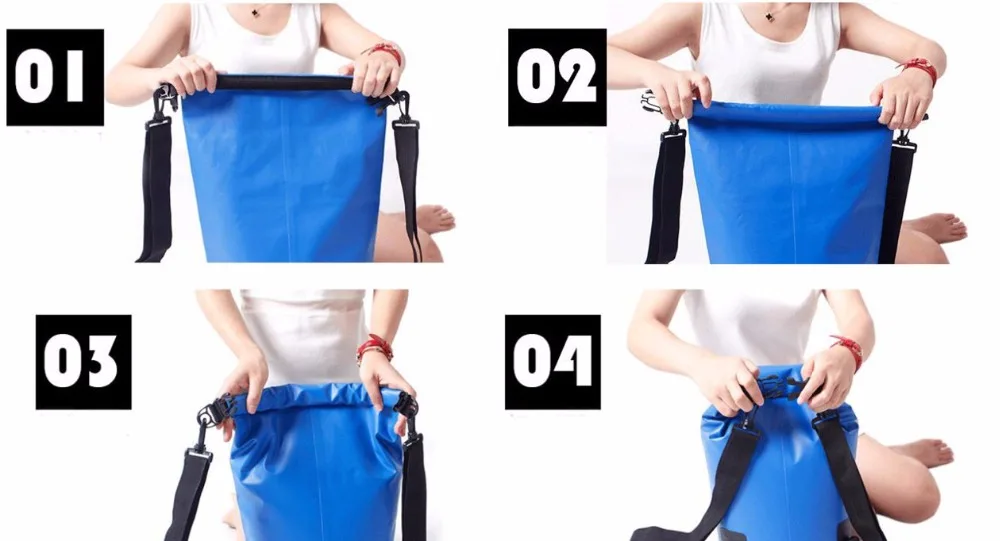 5L Outdoor Waterproof Bags Ultralight Camping Hiking Dry Organizers Drifting Kayaking Swimming Bags  (2)