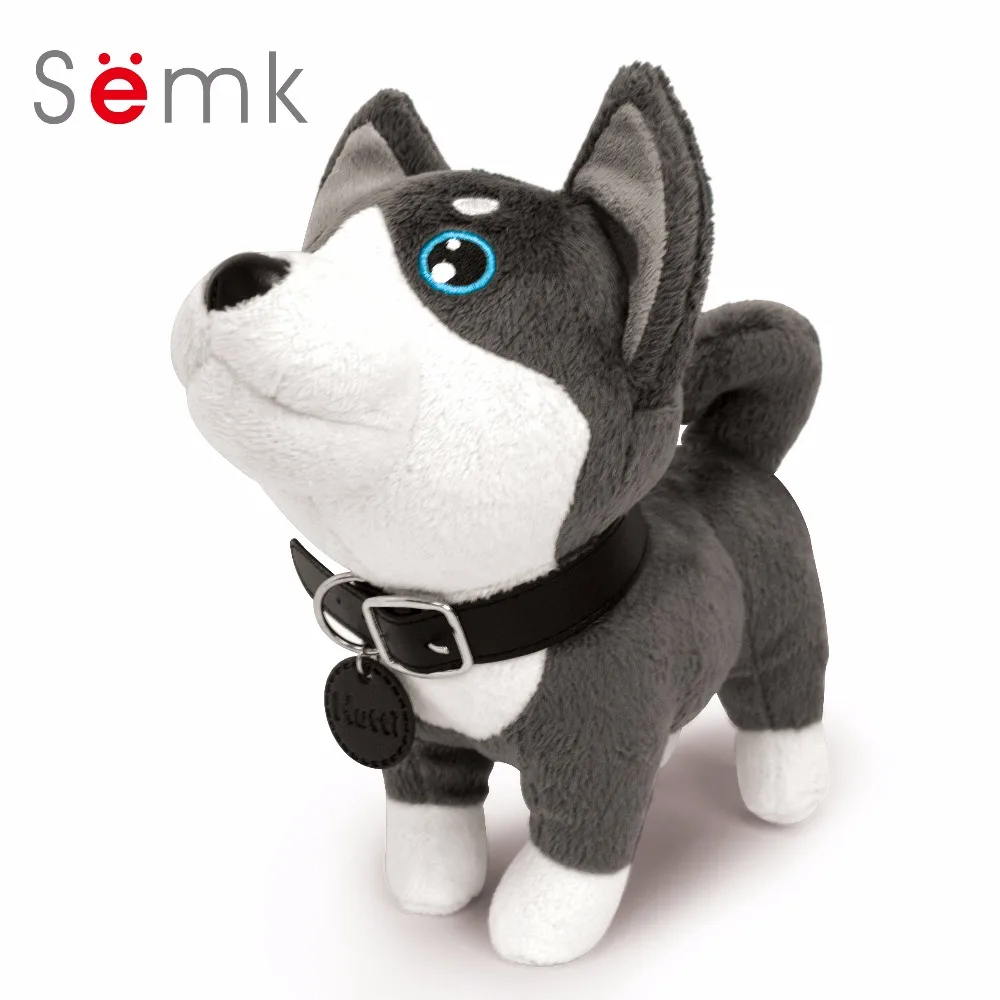 Semk Cute Plush Dog Toys Cartoon Bull Terrier Stuffed Soft Animals Dolls Children Birthday Gift Pillow Lovely Christmas Gift simulation dog bulldog plush toy bull terrier shepherd dog soft stuffed dolls kids toys children birthday christmas gifts dolls