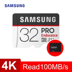 SAMSUNG PRO Endurance TF карта 32 Гб 64 Гб 128 Гб Micro sd карта Class10 MicroSDXC UHS-1 4 к карта памяти 100 МБ/с./с