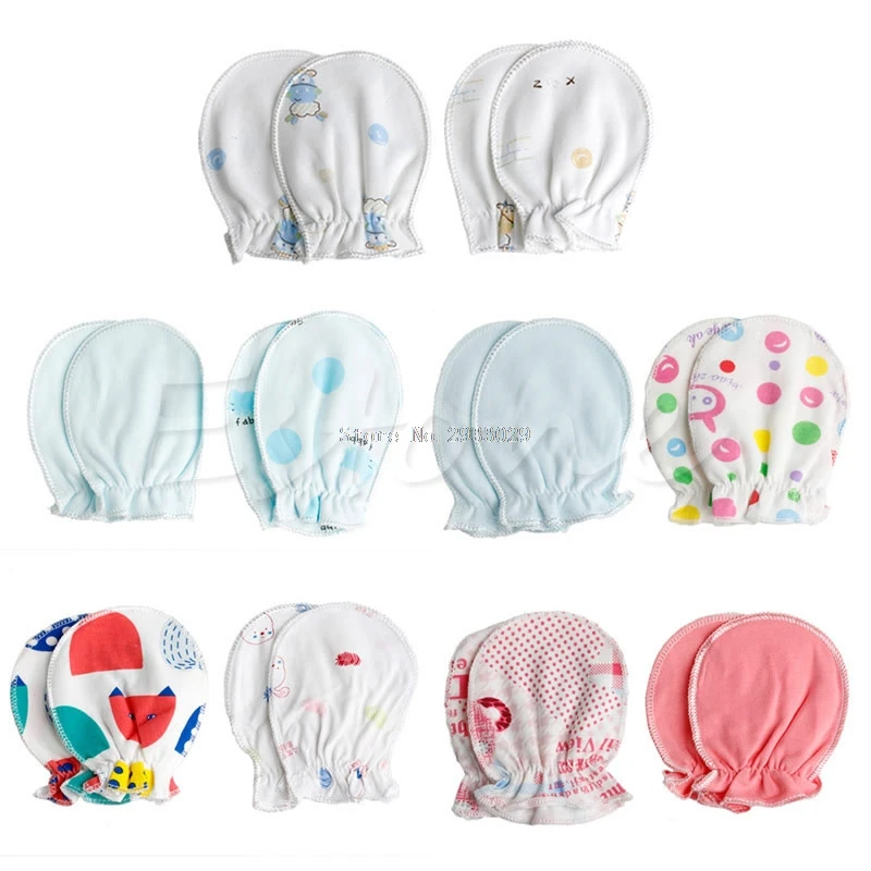 2/10Pairs Newborn Baby Infant Cotton Handguard Anti ...