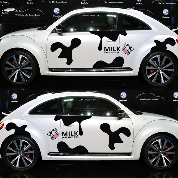 plank Pest klinker Goedkope Leuke Cartoon Melk Koe Hele Set Auto Sticker Voor Suzuki Smart  Mini Beetle Golf Polo Yaris BA013|car sticker|stickers for suzukisticker  for car - AliExpress