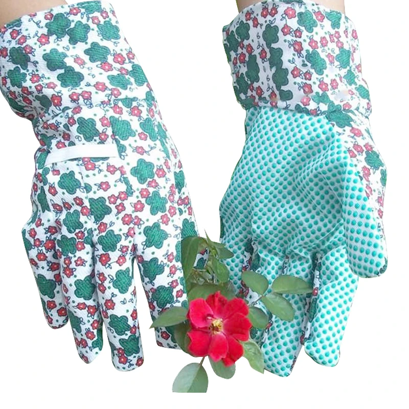 Behogar 2 пары универсальная садовая перчатка противоскользящая износостойкая домашняя садовая установка рабочие перчатки для сада случайный цвет