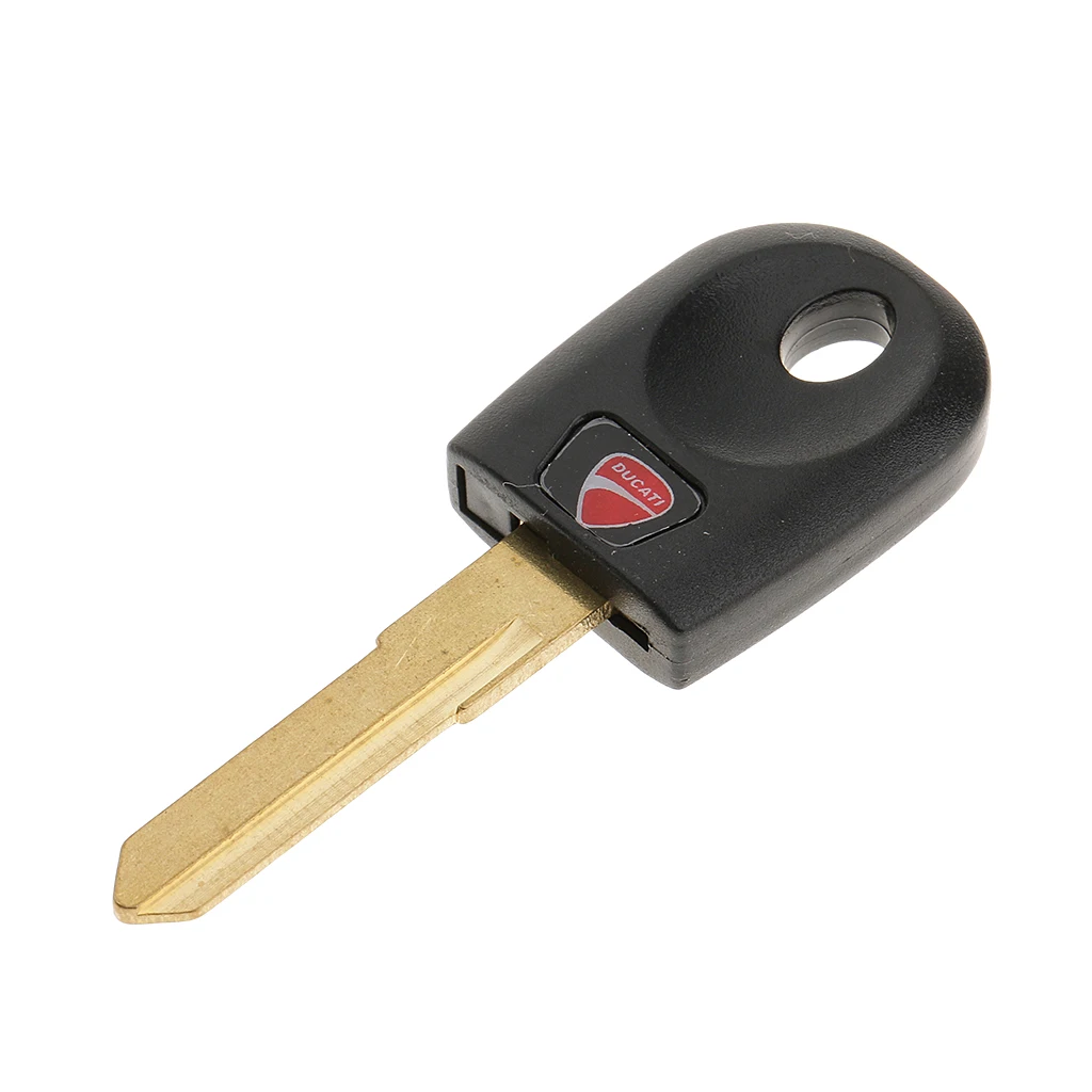 Black Ducati Motorcycle Blank Key Uncut Blade For DUCATI 748 749 848 999 1098 1198 Monsters S2R/S4/S4R/ST3 4 x 0.9 cm