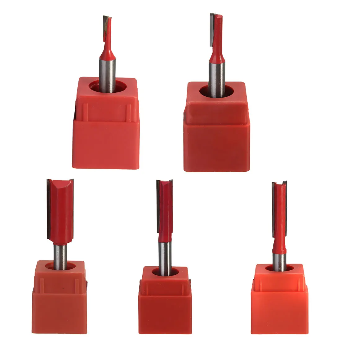 

1/4" 1/2" 1/8" Shank Flush Trim Router Bits for wood Trimming Cutters with bearing woodworking tool endmill milling cutter