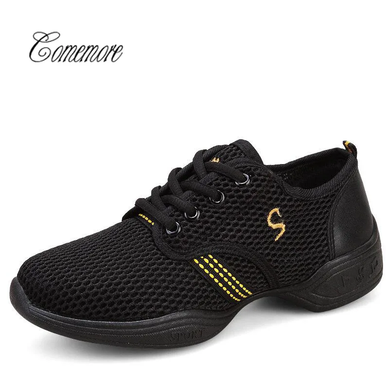 

Comemore Autumn Black Sneakers Women Sport Shoes Woman Dance Sneakers Ladies Dancing Shoes Hip Hop Jazz Sneakers For Women Girls