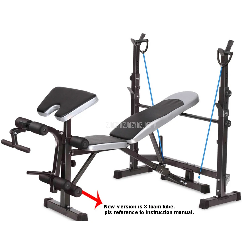 FTJZC 8 в 1 Функция Фитнес-скамья для тяжелой атлетики кровать для спортзала штанга Dumbell тренировки Abs рука оборудование для тренировки мышц