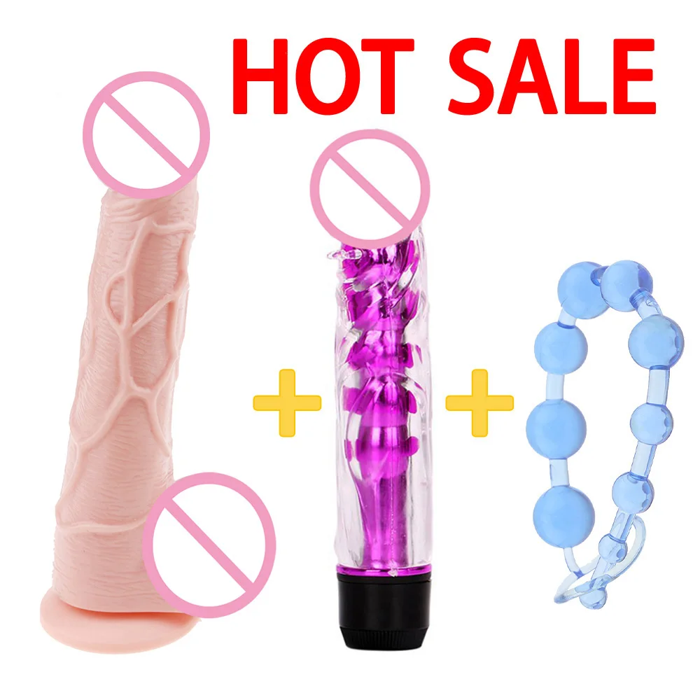 

Realistic Big Flesh Dildo Waterproof Flexible Huge Penis With Textured Shaft And Strong Suction Cup Sex Product Toy For Women