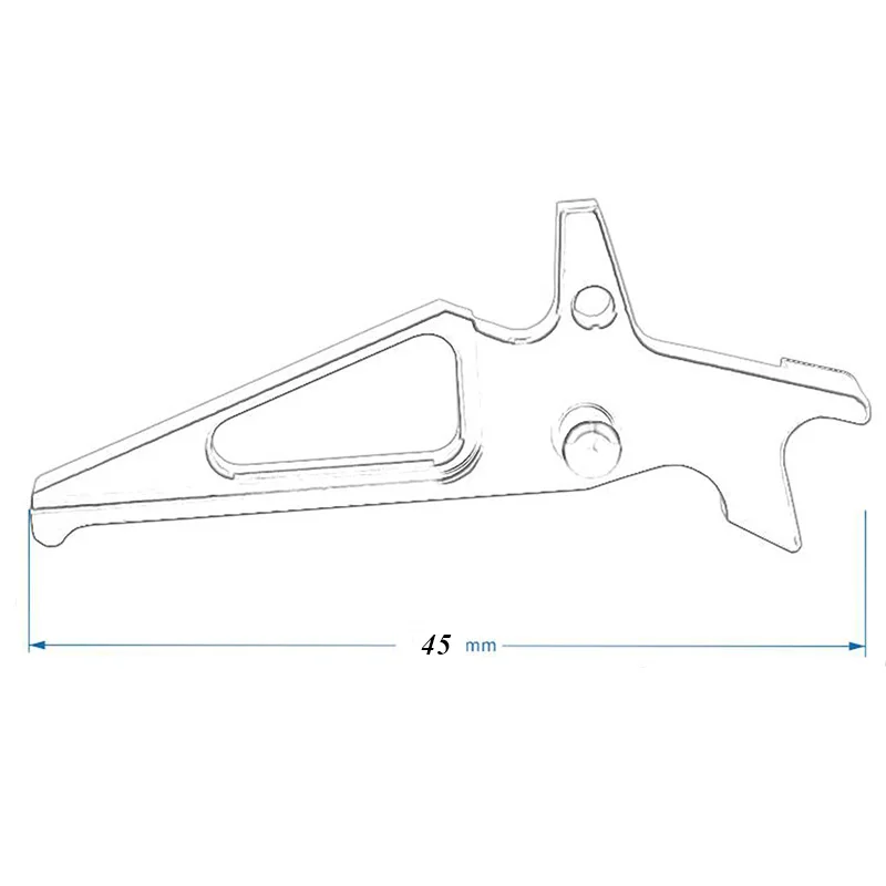 Принадлежности для охоты IPSC ЧПУ Алюминий таймер триггера для M4/M16 страйкбола AEG