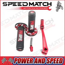 Алюминиевый синий рычаг переключателя передач MX Dirt Pit bike Cross Pro коническая Ручка рукоятки Breather Fuel Gas cap крепление на вентиляцию Pit Pro KAYO