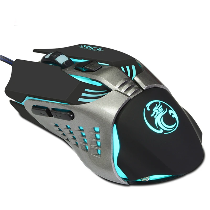 Мышь компьютерная игровая оптическая 7 кнопок 3200 точек/дюйм|mouse mice|mouse ergonomiccomputer