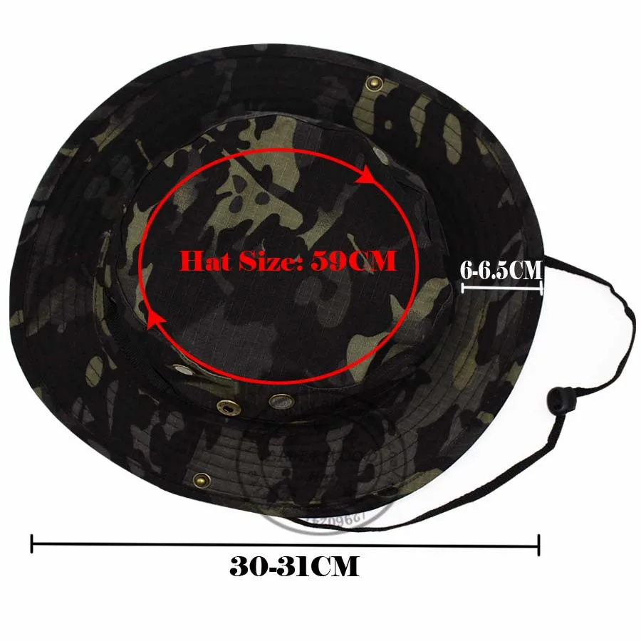 LIBERWOOD тактическая шапка Boonie шапка для военных игр, спорта, рыбалки, Мультикам для охоты страйкбол снайперская шляпа мужская Панама шляпа от солнца