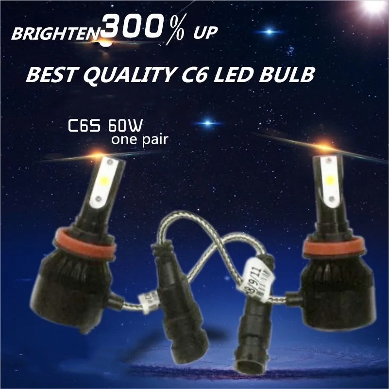CHEAPEST DLAND C6S AUTO LED BULB KIT LIGHT 60W 6400LM HEADLIGHT BEST C6 , LED LAMP CONVERSION H1 H3 H4 H7 9006 9005 H8 H11 H13 CHEAPEST DLAND C6S AUTO LED BULB KIT LIGHT 60W 6400LM HEADLIGHT BEST C6 , LED LAMP CONVERSION H1 H3 H4 H7 9006 9005 H8 H11 H13