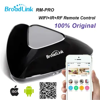 

Broadlink RM-PRO, Casa Inteligente Sem Fio Interruptor de Controle Remoto, suporte IOS/Android, Wifi IR/RF Interruptor de Contro