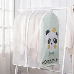 PEVA трехмерная подвесная одежда шкаф пальто висячие вакуумные пакеты для одежды Пылезащитная крышка чехол для одежды пылезащитный мешок