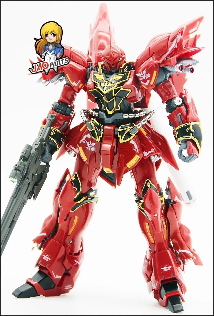 JAOparts металлические модифицированные части набор для Bandai RG 1/144 MSN-06S Sinanju Gundam