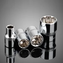 1Pcs 1/2" Square Drive 12-point Socket Bit Ratchet Wrench 12pt Sockets Hand Tool Kit 12 Angles Plum Blossom Sleeve 8-32mm