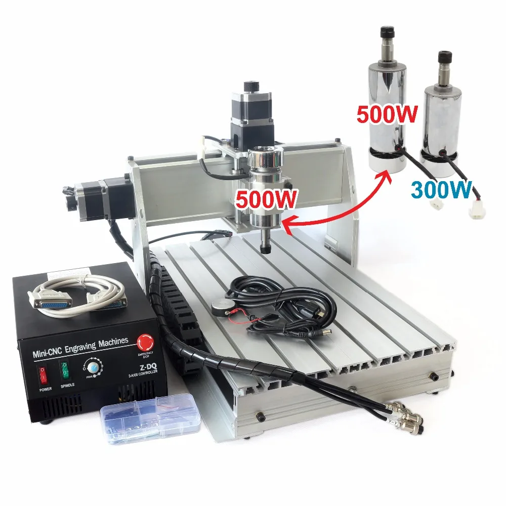 【EU ватто】 Настольный 3 оси USB Mach3 500 Вт 3040Z-DQ шариковый винт 3040 ЧПУ маршрутизатор гравер/гравировка фрезерный станок для резки 220 В