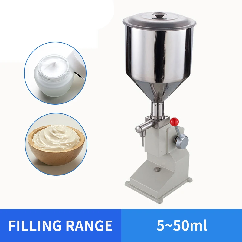 YTK 550ml Manual Food Filling Machine Small Paste Filling Machine