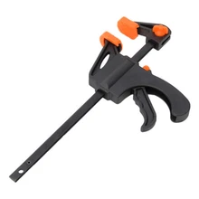 Discounted 4/6/8/10/12 Inch Hardened Steel Working Grip Squeeze Wood Bar F Clamp Pliers for DIY Handmade Furniture Making Decorations Black Special Offers