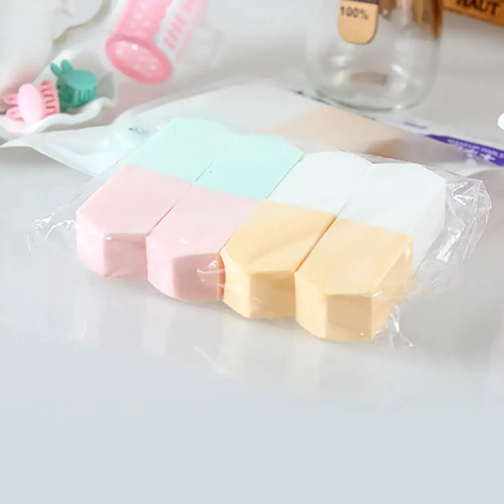 

8 Pcs/Set Cosmetic Puff Makeup Foundation Sponge Puff Dry Wet Use Be Bigger Into Water Blender Facial Powder Puff