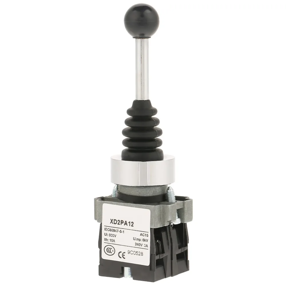 

2 Position 2NO XD2PA12 Switch Locked Joystick Switch Replacement Fits easy for mounting and operation long serving life
