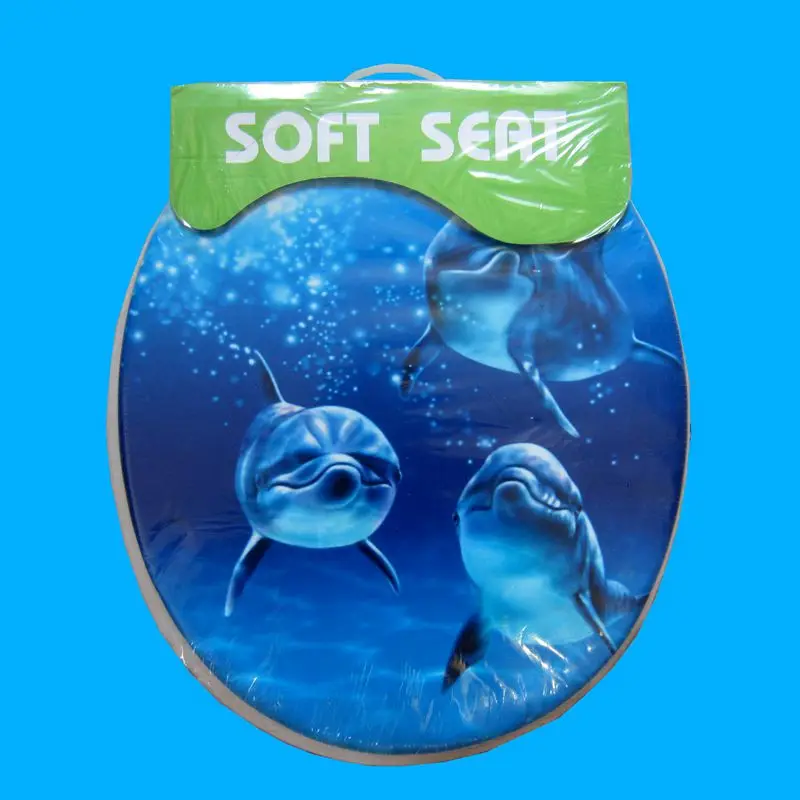 

toilet lid seaworld pattern soft toilet seat 2016 high quality sponge toilet seat cover set fashion 17" toilet seat