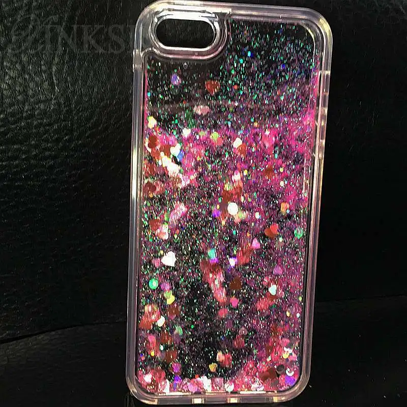 XINKSD Love Heart Stars Glitter Stars Phone Case For iPhone6 X 5 5S SE 8 6S 7 Plus Dynamic Liquid Quicksand Soft TPU Back Cover14
