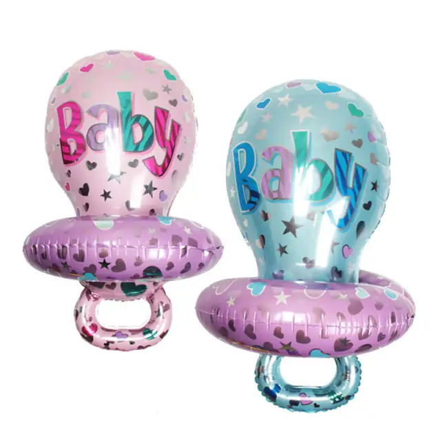 2pcs Set Baby Nurse Nipple Foil Balloons Birthday Party