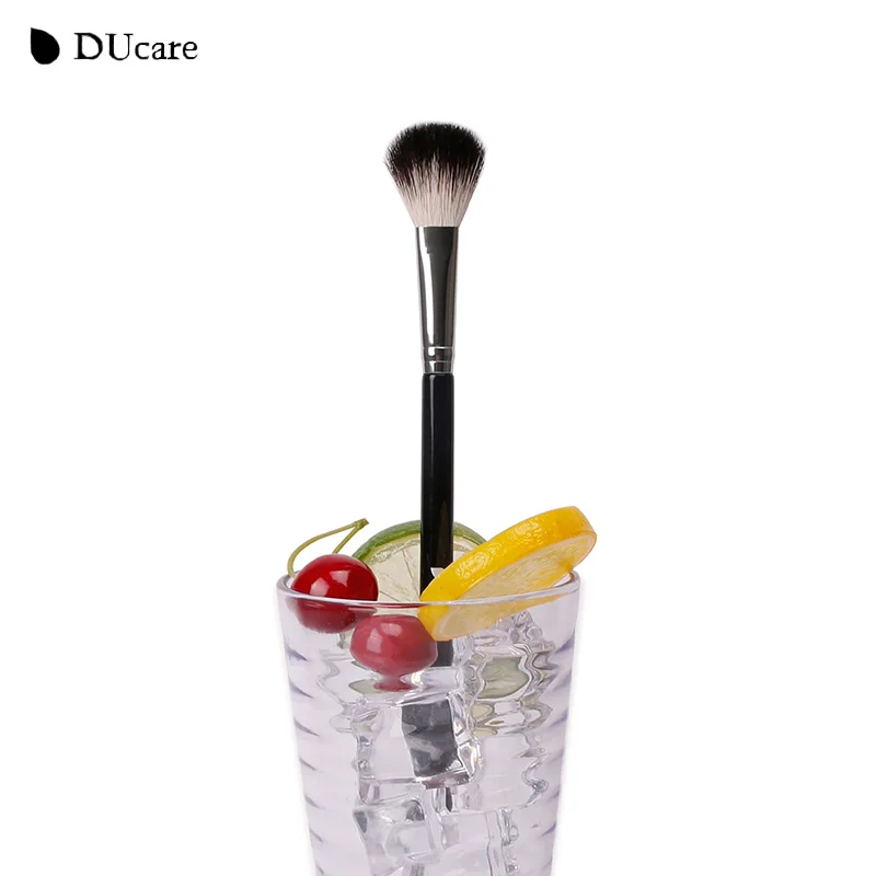 DUcare 1 шт. козьей шерсти макияж кисточки Выделите макияж кисти Многофункциональный смешивание порошка кисть, инструмент для макияжа
