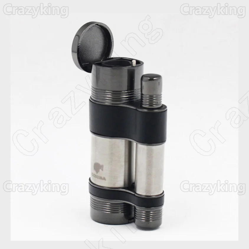 Creative 3 Torch Jet Flame Windproof Cigar Lighter Butane Gas Cigarette