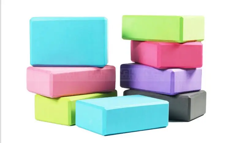 Wholesale 100pcs/lot EVA Yoga Blocks Foam Bricks Home Exercise Fitness Gym Practice Tool Size 23*15*7.5cm HQ Stretching | Спорт и