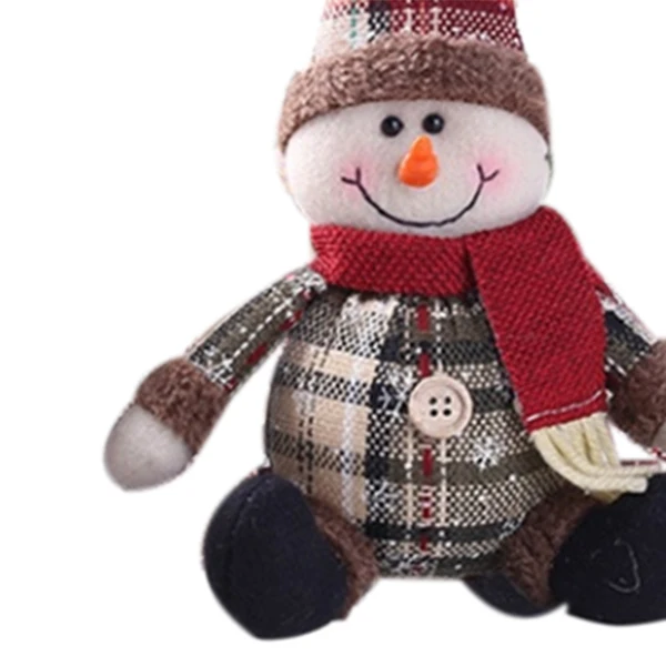 Милый Санта Снежный олень сарай кукла Рождественское украшение подарок кукла Рождественский снеговик