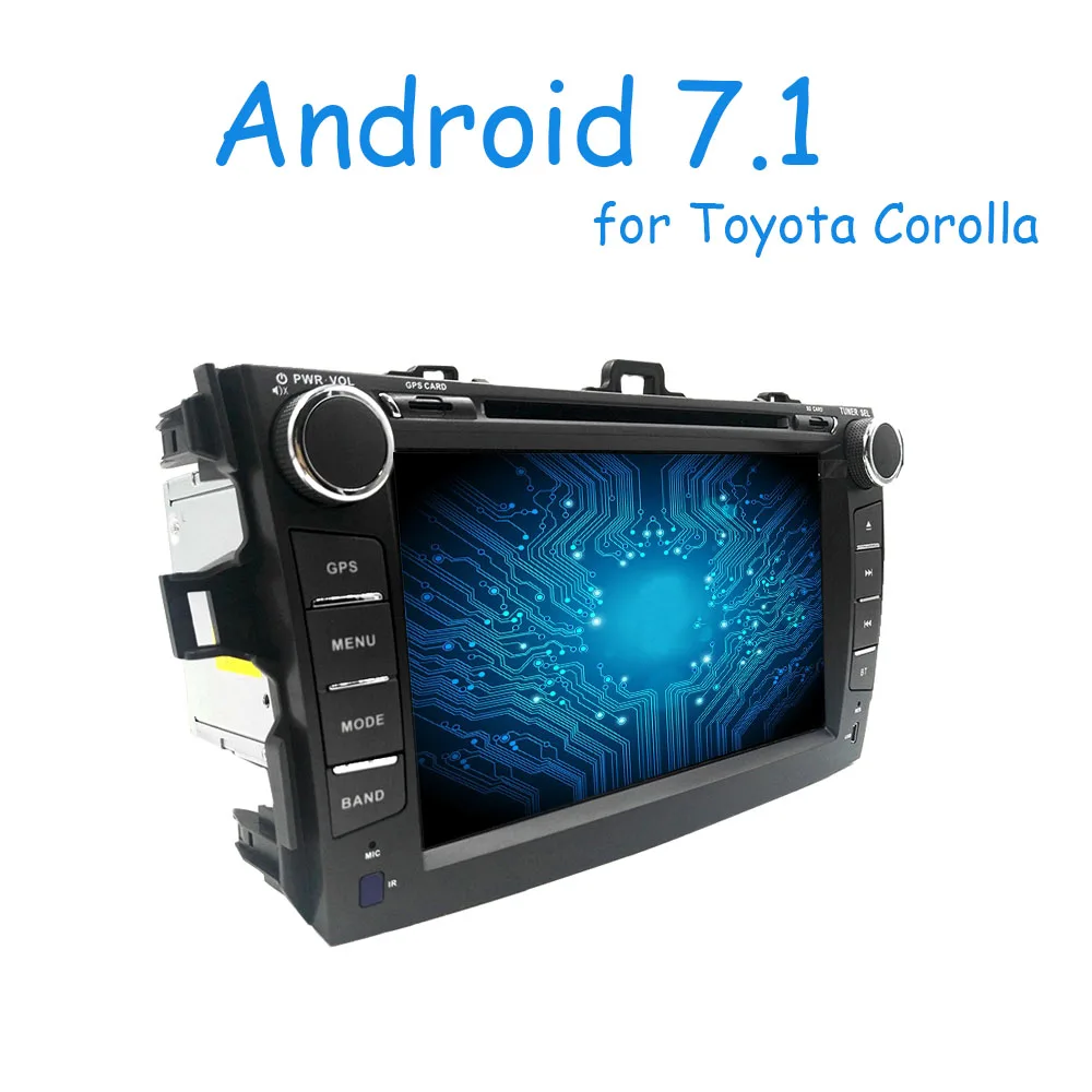 Sale 2 din Android 7.1 car dvd player gps for Toyota Corolla 2007 2008 2009 2010 2011 8 inch 1024*600 screen car stereo radio 0 Sale 2 din Android 7.1 car dvd player gps for Toyota Corolla 2007 2008 2009 2010 2011 8 inch 1024*600 screen car stereo radio 0