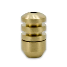 28 мм "латунная Татуировка поставка машина пистолет ручка трубка золотой с 2"