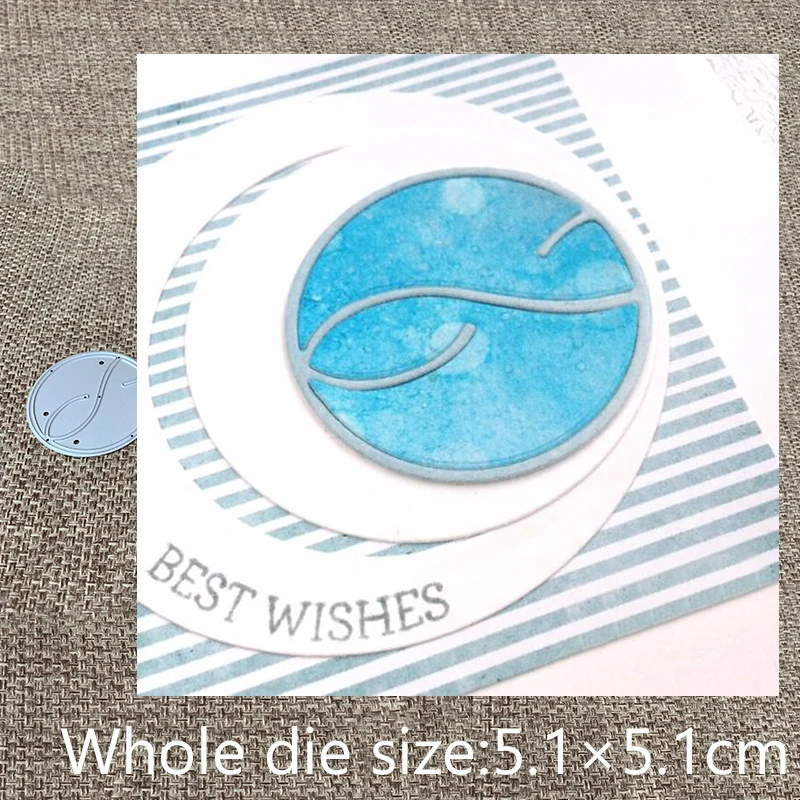 XLDesign Craft Metal Cutting Die cut dies fish circle round decoration scrapbook Album Paper Card Embossing die cuts |