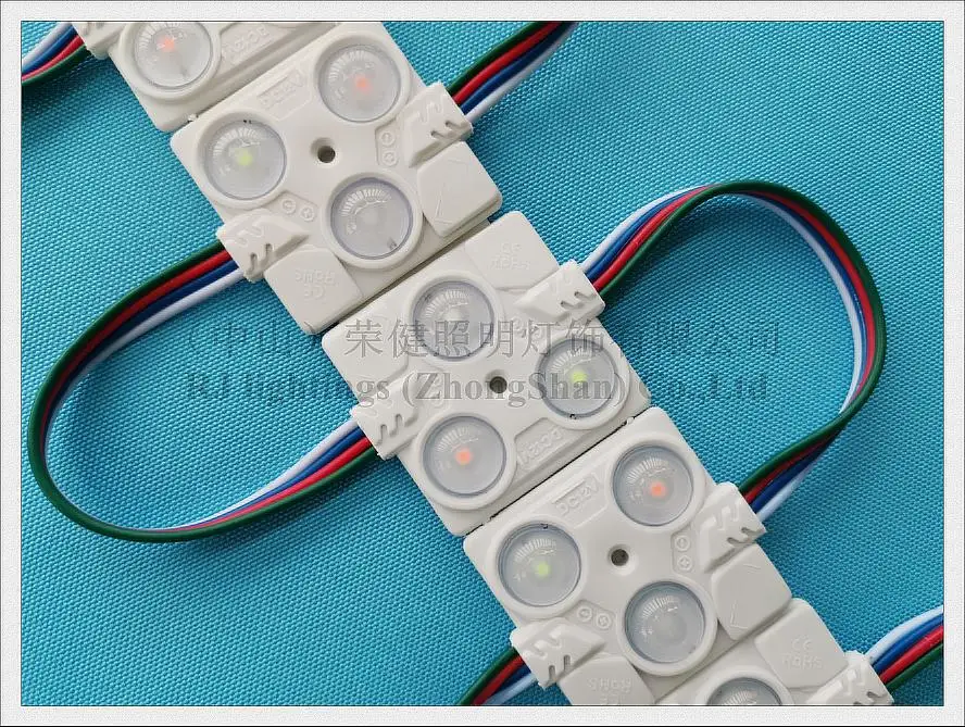 led module light injection rgb 3led 40x40 xg (1)