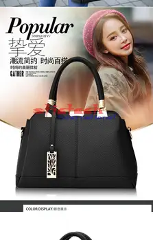 

by dhl or ems 50pcs Women Bag Pu Leather Tote Ladies Handbag Lady Evening Bags Solid Female Messenger Bags