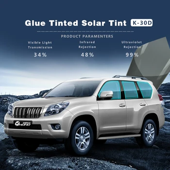 

2mil 30% VLT Grey Solar Tint Film Glue Tinted Effect Film 99% Anti-UV Vinyl Film For Car window/ building glass/ home window