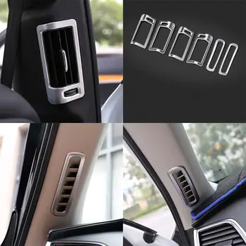 

6pcs Front Middle Rear air vent A/C condition AC frame trim forNEW Volvo XC90