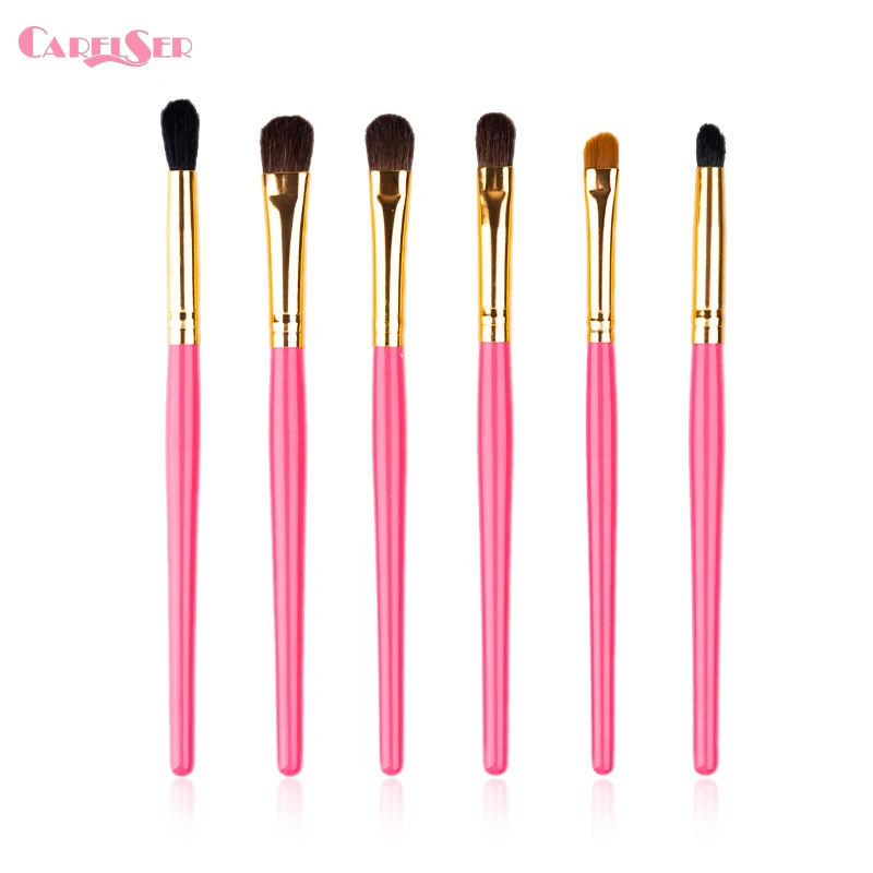 

4/6 Pony Eye Makeup Brush Set Reals Eyeshadow Eyeliner Eyebrow Brush Lip Makeup Brush Set Professional