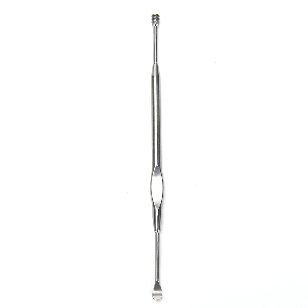 

1Pc 3 Kinds of Handle Design Professional Stainless Silver Earpick Wax Remover Curette Cleaner Health Care Tools Ear Pick