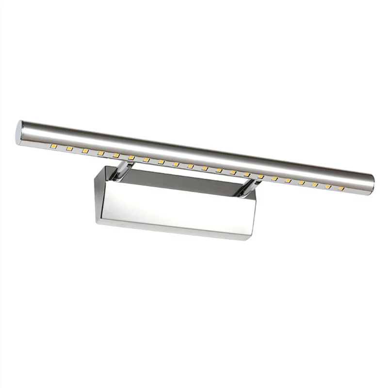 

Hot 40cm stainless steel tube led bathroom mirror light adjustable cabinet painting wall lamp 110V 220V ship from Russia