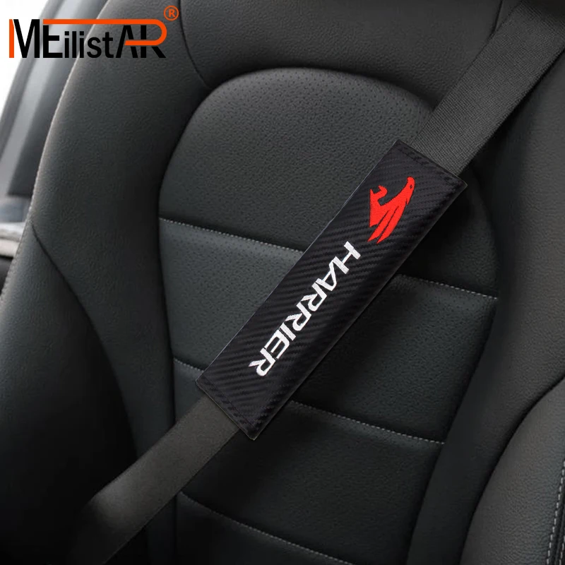 

1PCS Auto Seat Belt Cover Car Emblems Case For Toyota Harrier Voxy Vellfire Camry Yaris Avensis Esquire Car-Styling Accessories