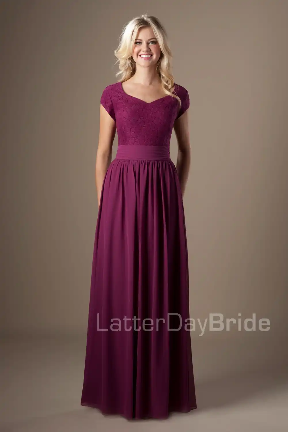 chiffon full length dress