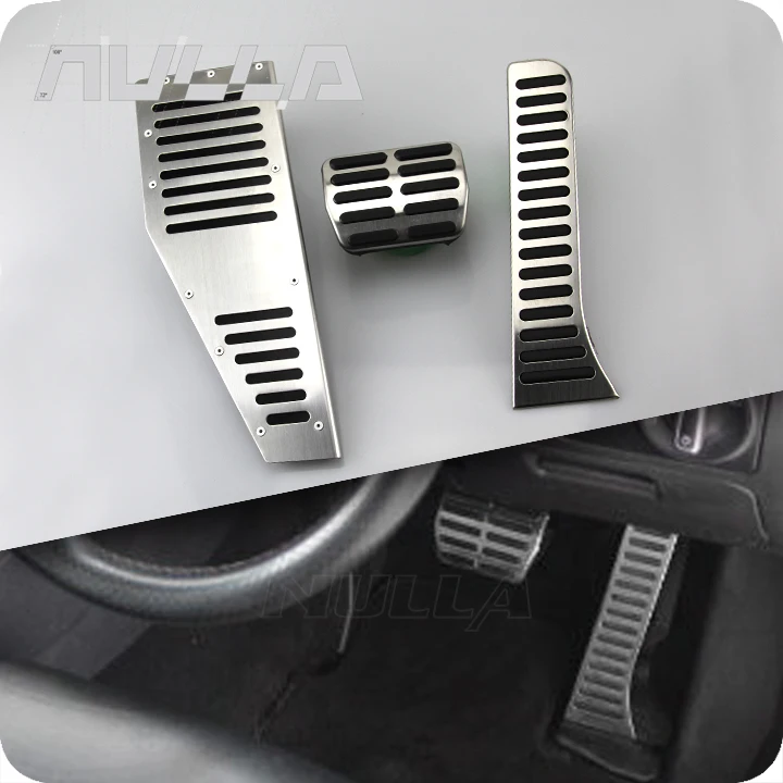 

RHD Pedal For VW Golf 6 MK6 MK5 Scirocco Octavia PASSAT B6 B CC Stainless Steel Automatic Foot Rest Accelerator Brake Pedals