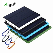 10000mah Large Capacity Dustproof Solar Power Bank Dual USB Travel Battery Charger Power Supply for Mobile Phones For iphone se