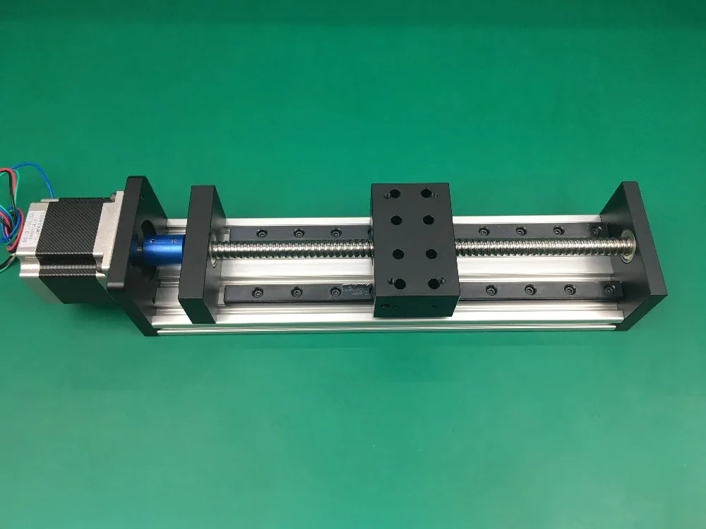 

GX80 Sliding Table ball screws 1205 1605 1610 effective stroke 600mm Guide Rail XYZ axis Linear motion+nema 23 stepper motor