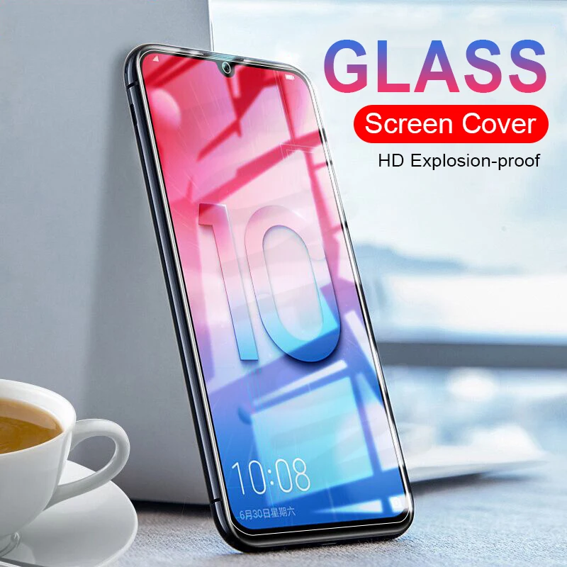 Закаленное стекло для huawei honor 10i glas Защита экрана y5 y6 y7 y9 2019 y 5 6 7 9 полное покрытие