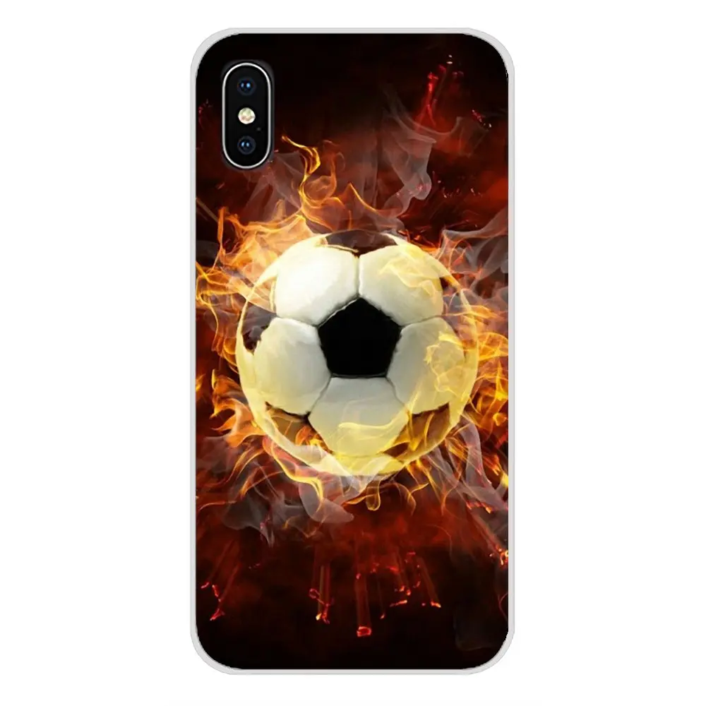 Аксессуары Чехлы для Huawei Nova 2 3 2i 3i Y6 Y7 Y9 Prime Pro GR3 GR5 2017 2018 2019 Y5II Y6II пламя Футбол